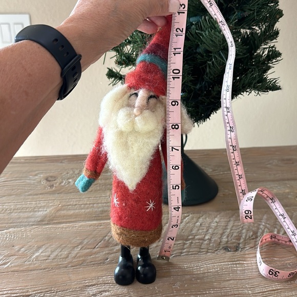 Wool Felt Santa w/Red Hat - Picture 12 of 13